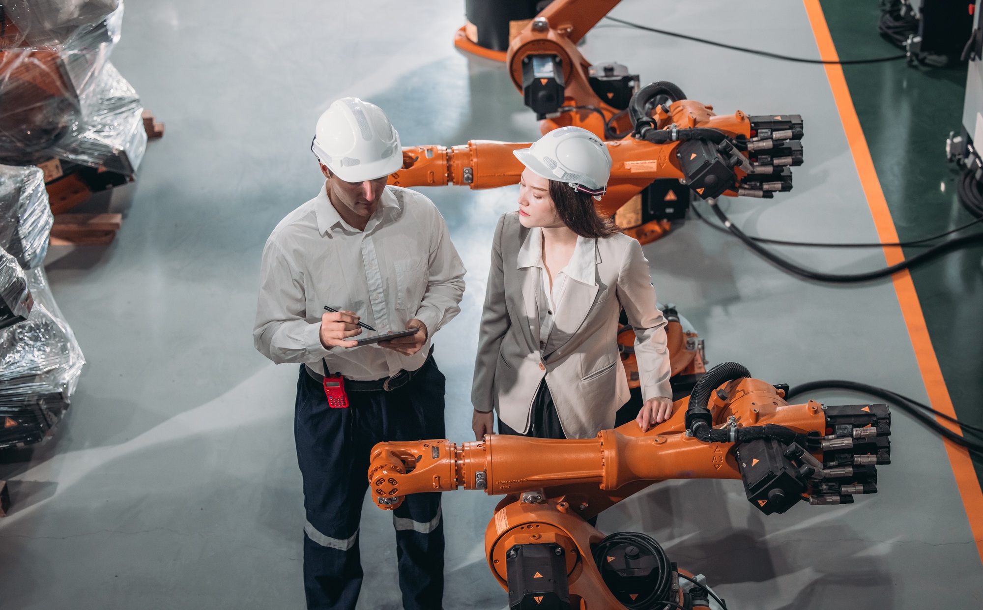 Engineering Mentorship in Robotic Warehouse Factory