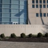 A view of the United States Institute of Peace (USIP) building headquarters on March 18 in Washington, D.C.
