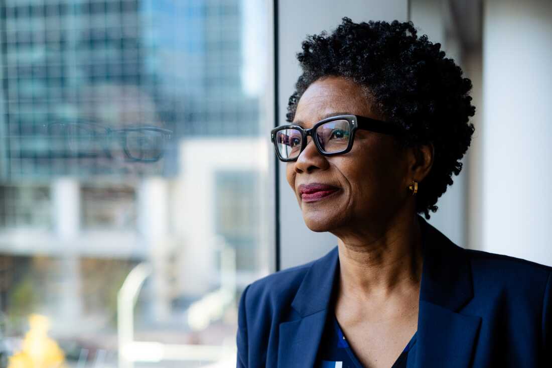 Bonita Buford, President of the Harvey B. Gantt Center for African-American Arts and Culture, stands for a portrait at the Gantt Center on Nov. 26 in Charlotte, N.C.