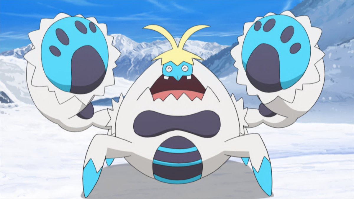Crabominable Pokemon anime