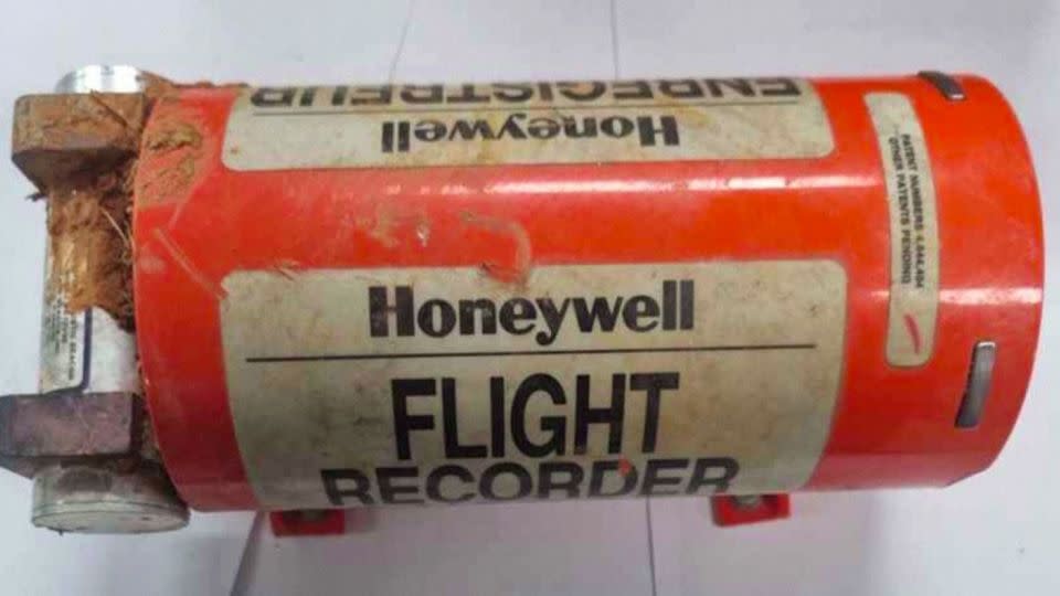 The flight data recorder of Jeju Air flight 7C 2216. - Lee Geun-Yong/South Korean Government/Reuters