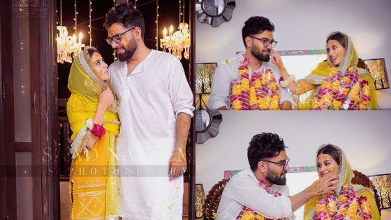 Photo of Wedding bells begin- Iqra Aziz and Yasir Hussain are taking our heart