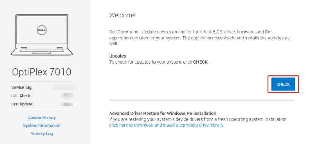 dell command update 3