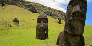 new moai statue discovered on easter island